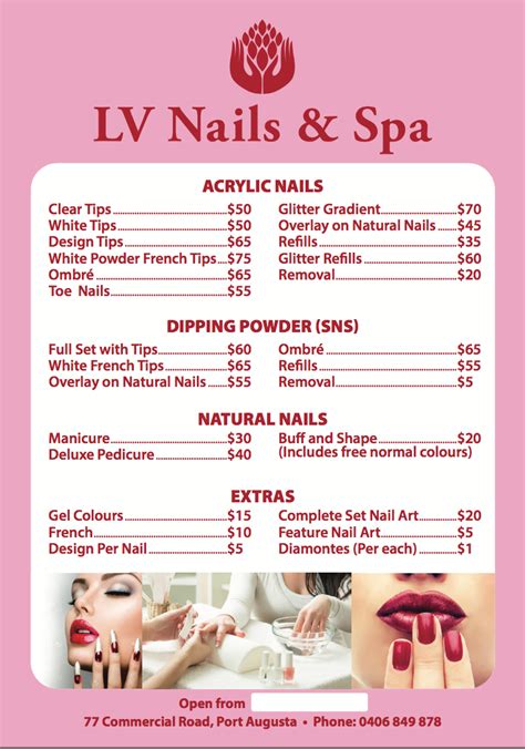 l v nails & spa